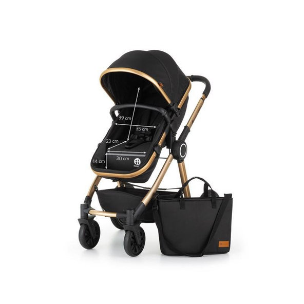 PETITE&MARS Kočík kombinovaný 2v1 Grand II Golden Ebony