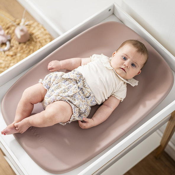 NATTOU Podložka prebaľovacia mäkká Softy Dusty pink bez BPA 50x70 cm