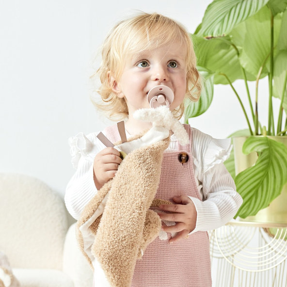 NATTOU Maznáčik plyšový maxi Teddy medvedík 28 x 28 cm, 0m+