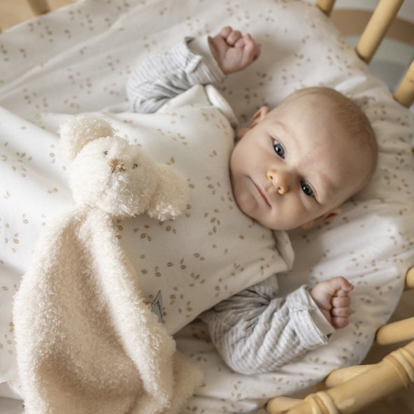 NATTOU Maznáčik plyšový maxi Teddy myška 28 x 28 cm, 0m+