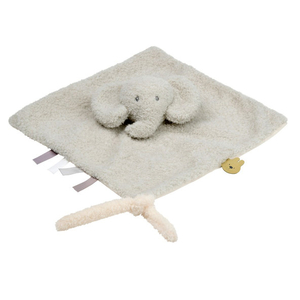 NATTOU Maznáčik plyšový Teddy sloník 28 x 28 cm, 0m+