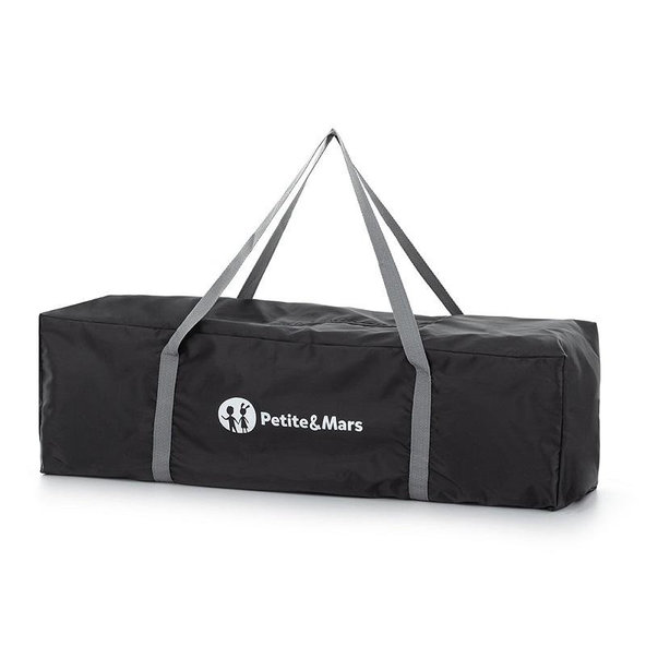 PETITE&MARS Postieľka cestovná Nyja Teddy Friend Coal​