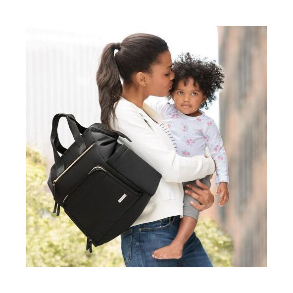 Taška prebaľovacia/batoh Mainframe Black