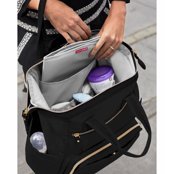 Taška prebaľovacia/batoh Mainframe Black