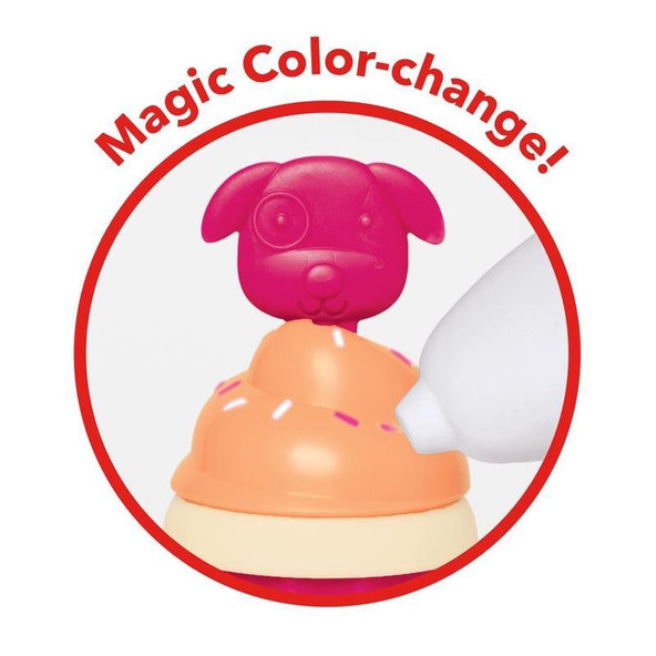 SKIP HOP Zoo stohovacie Cupcakes s meniacimi sa farbami 3y+