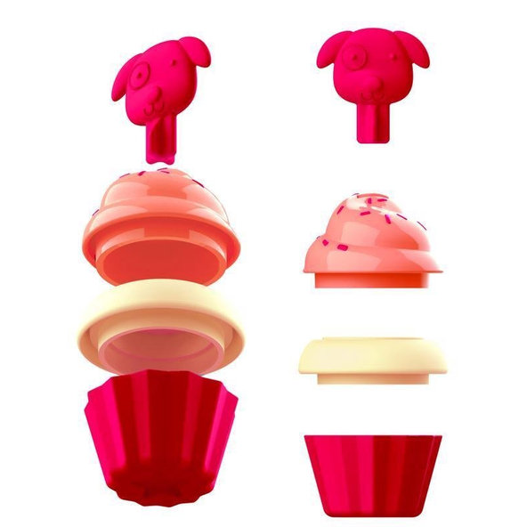 SKIP HOP Zoo stohovacie Cupcakes s meniacimi sa farbami 3y+