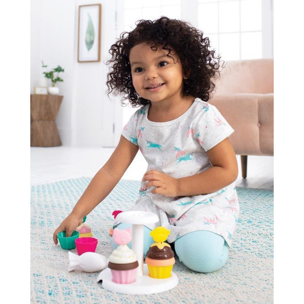 SKIP HOP Zoo stohovacie Cupcakes s meniacimi sa farbami 3y+