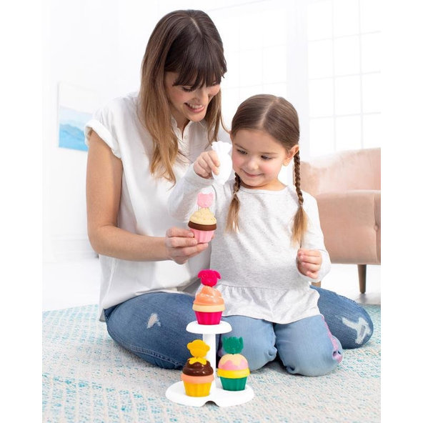 SKIP HOP Zoo stohovacie Cupcakes s meniacimi sa farbami 3y+