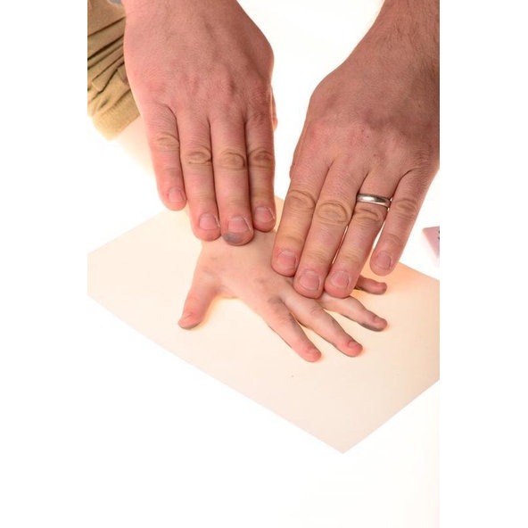 BABY DAB Farba na detské odtlačky 2ks modrá, šedá