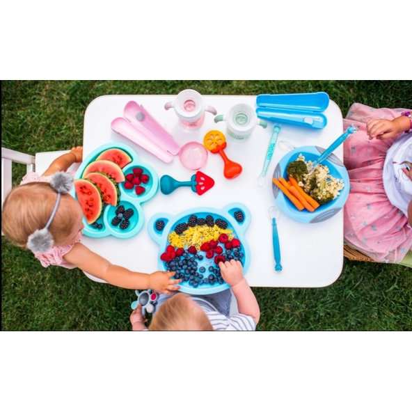 BABYONO Hryzačka edukačná s hrkálkou - vodný melón