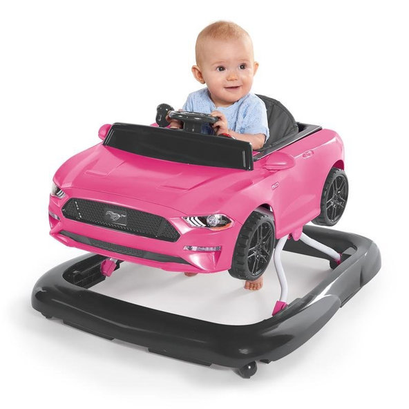 BRIGHT STARTS Chodítko 3v1 Ford Mustang Pink 6m+, do 11kg