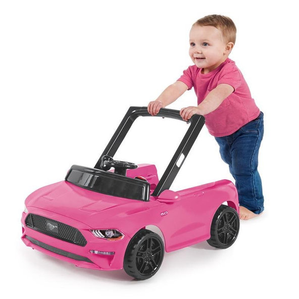 BRIGHT STARTS Chodítko 3v1 Ford Mustang Pink 6m+, do 11kg