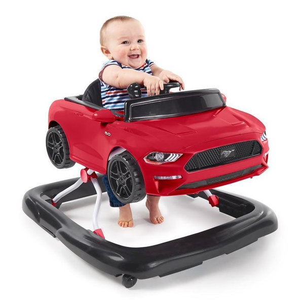 BRIGHT STARTS Chodítko 3v1 Ford Mustang Red 6m+, do 11kg
