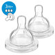 Philips AVENT Cumlík Antikolik 3 otvory od 3m 2 ks