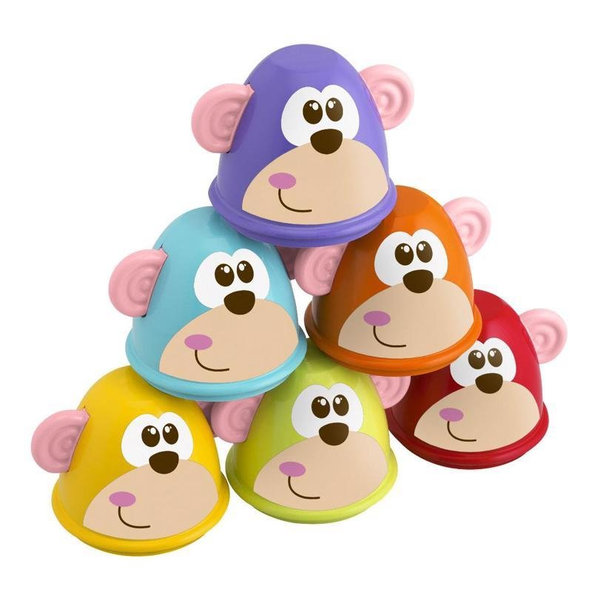 CHICCO Kolky opičky 18m+ 6 ks