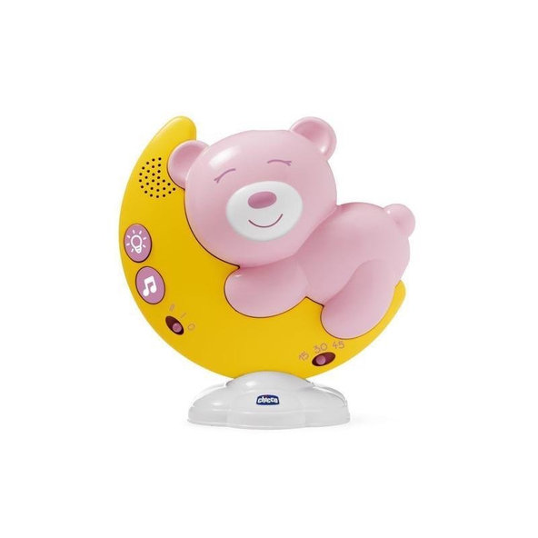 CHICCO Projektor nad postieľku Next2Moon ružový 0m+