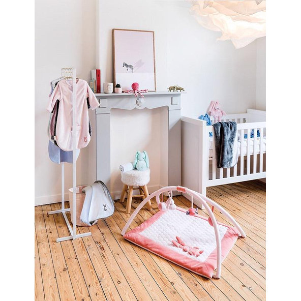 NATTOU Hračka plyšová zajačik Lapidou cuddly pink 36 cm