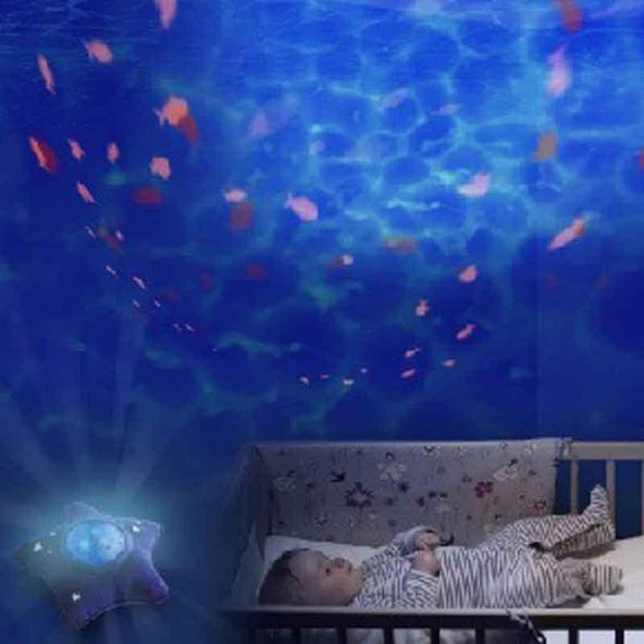 PABOBO Projektor Calm Ocean Blue