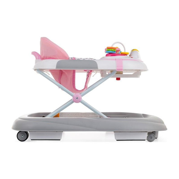 PETITE&MARS Chodítko so zvukom Monty Chevron Pink