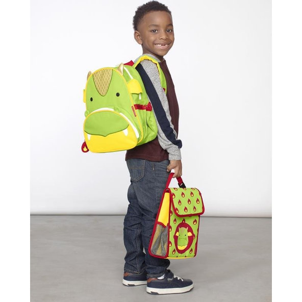 SKIP HOP Zoo Batôžtek desiatový NEW Drak 3+