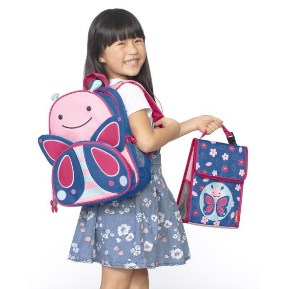 SKIP HOP Zoo Batôžtek desiatový NEW Motýlik 3+