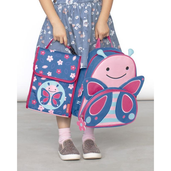 SKIP HOP Zoo Batôžtek desiatový NEW Motýlik 3+