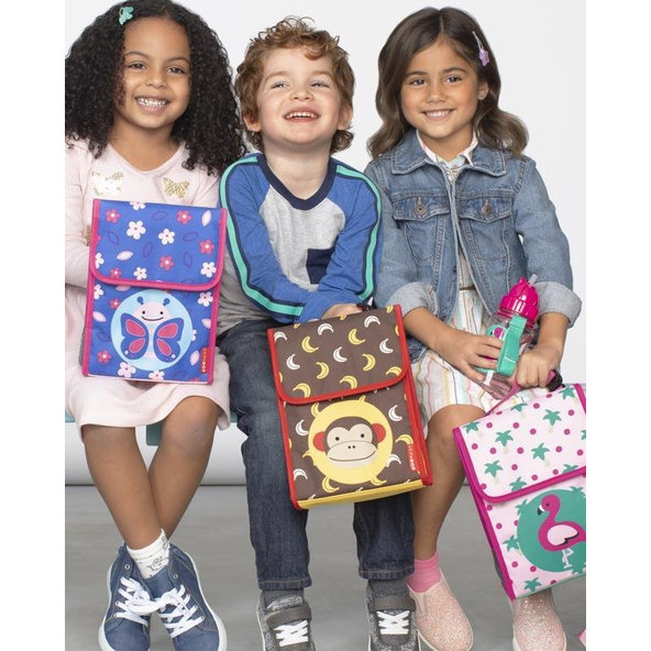 SKIP HOP Zoo Batôžtek desiatový NEW Opička 3+