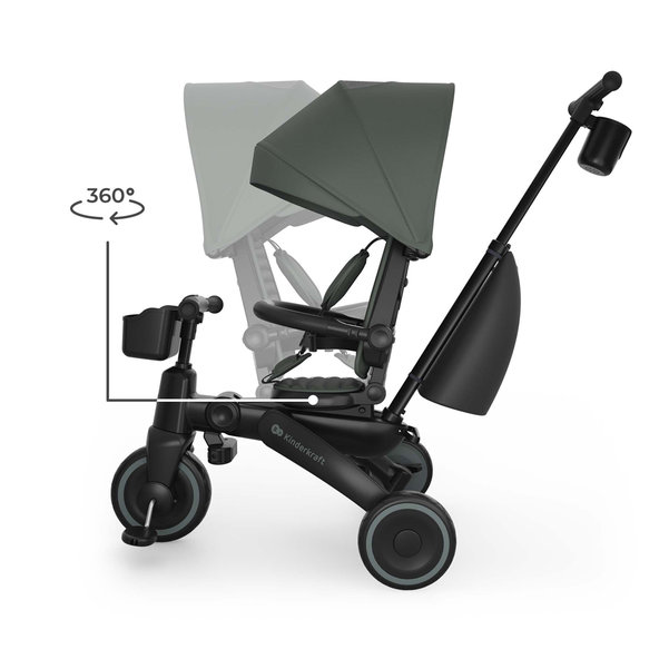 KINDERKRAFT Trojkolka Jazz 3 Green 9m+