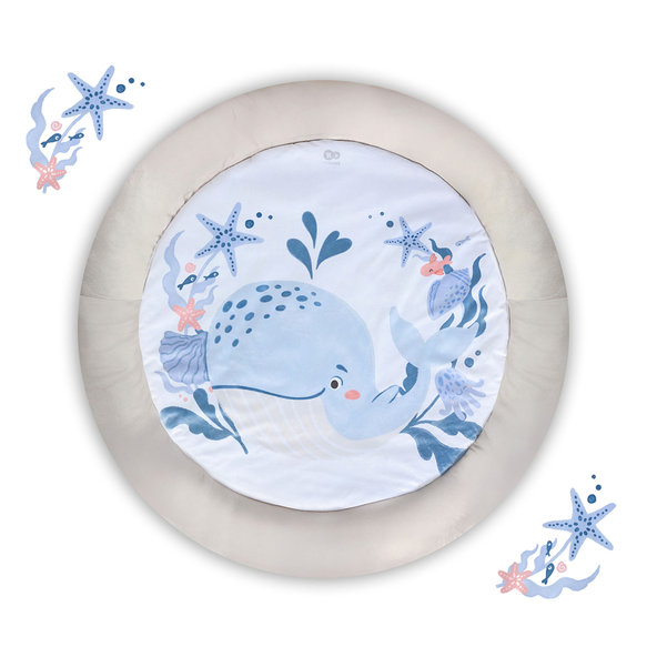 KINDERKRAFT Deka hracia s hrazdičkou Cozyplay Nordic Breeze