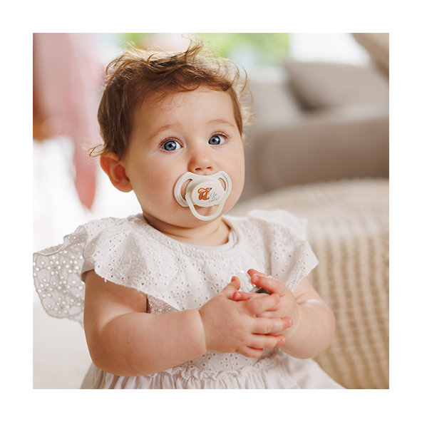 BABYONO Cumlíky silikónové symetrické 6-18m 2 ks