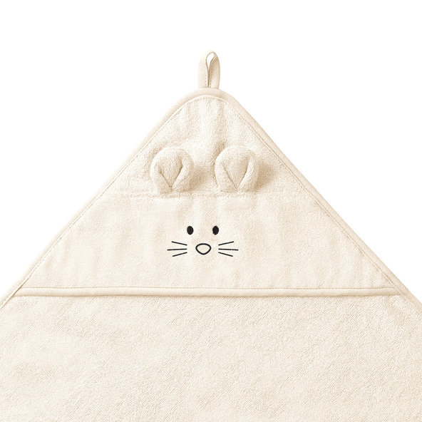 BABYONO Osuška bambusová Super Soft 100x100 cm Cream