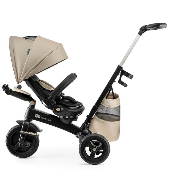 KINDERKRAFT Detská trojkolka Easytwist Beige