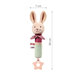 BABYONO Hračka pískacia s hryzačkou Rabbit Karo 3m+