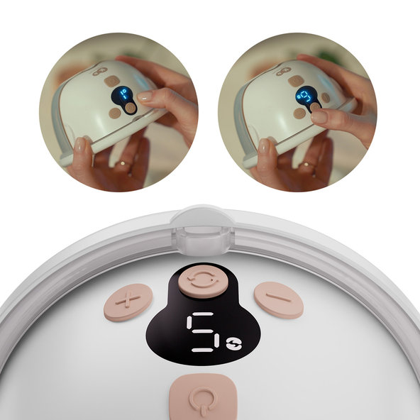 KINDERKRAFT Odsávačka Single Hands-free Mamaflow Gold
