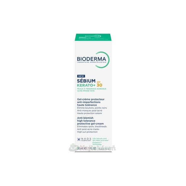 BIODERMA Sébium Kerato + SPF 30 gél - krém 30ml
