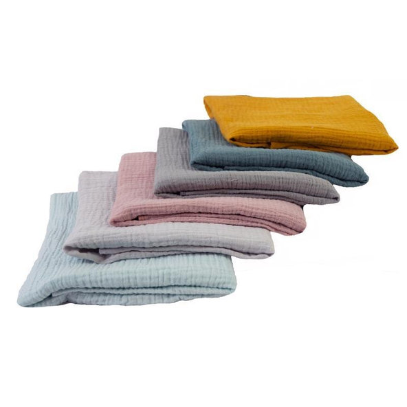 BABYMATEX Plienka bavlnená Muslin 3ks Staroružová 70x80 cm