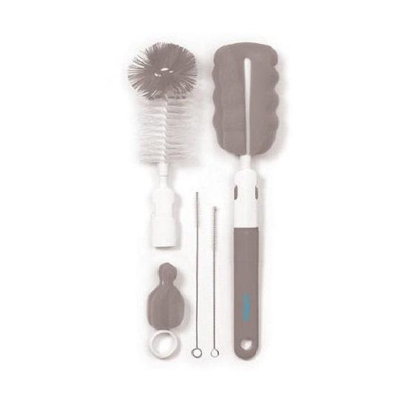 BABYONO Kefka na čistenie s vymeniteľnou rukoväťou - GREY