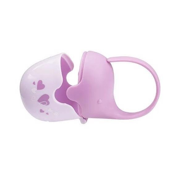 BABYONO Puzdro na cumlík ružová