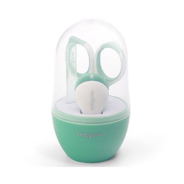 BABYONO Set manikúra pre deti mint