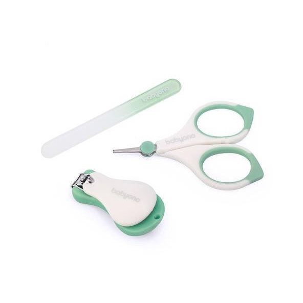 BABYONO Set manikúra pre deti mint