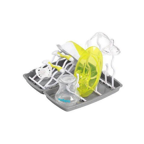 BABYONO Odkvapkávač fliaš skladací šedý