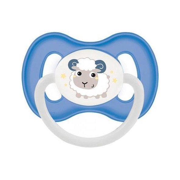 CANPOL BABIES Cumlík kaučukový čerešnička 0-6m Bunny & Company - modrá