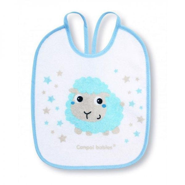 CANPOL BABIES Podbradník froté/PVC 3ks