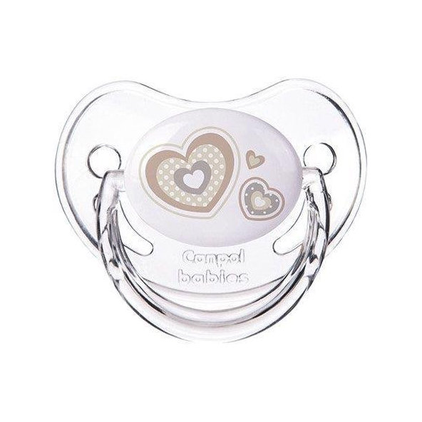 CANPOL BABIES Cumlík silikónový anatomický 0-6m Newborn Baby - béžová