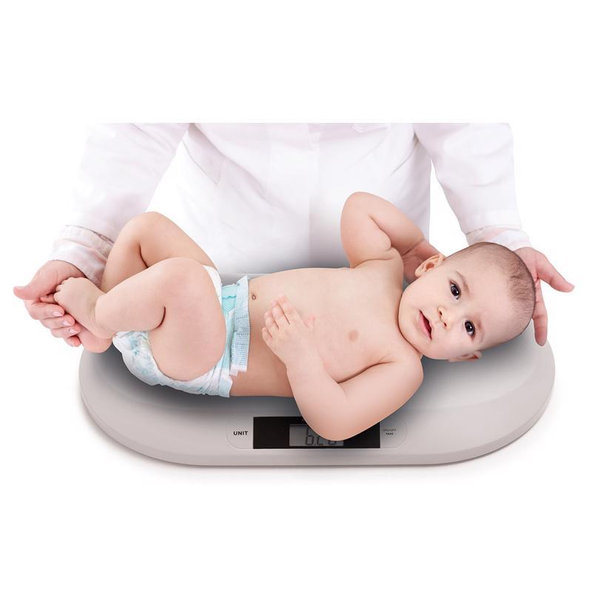 BABYONO Váha elektronická pre deti do 20 kg šedá