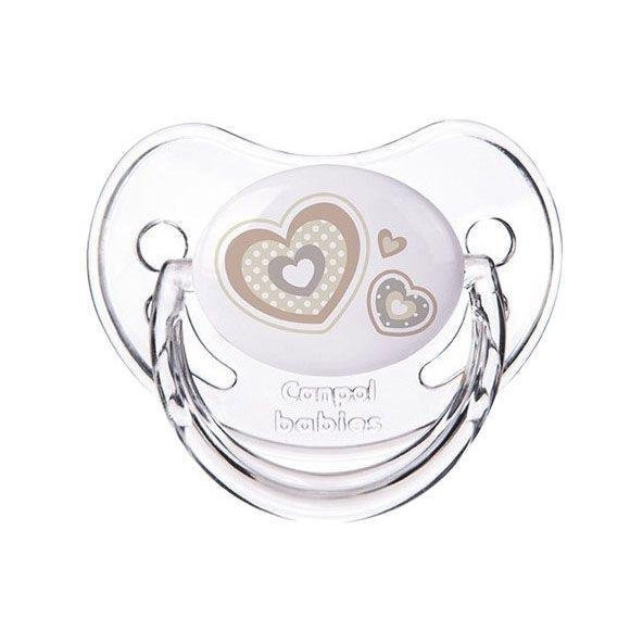 CANPOL BABIES Cumlík silikónový anatomický 18m+ Newborn Baby - béžová