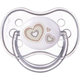 CANPOL BABIES Cumlík silikónový symetrický 0-6m Newborn Baby - béžová