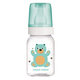 CANPOL BABIES Fľaša s potlačou CUTE ANIMALS 120ml - zelená