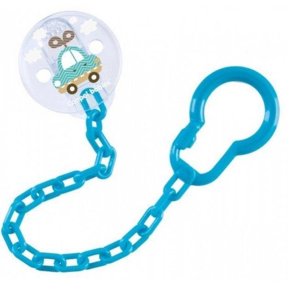 CANPOL BABIES Retiazka na cumlík Toys - modrá
