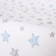 CEBA Poťah na prebaľovaciu podložku 50 x 70-80 cm 2 ks Blue+Blue Stars